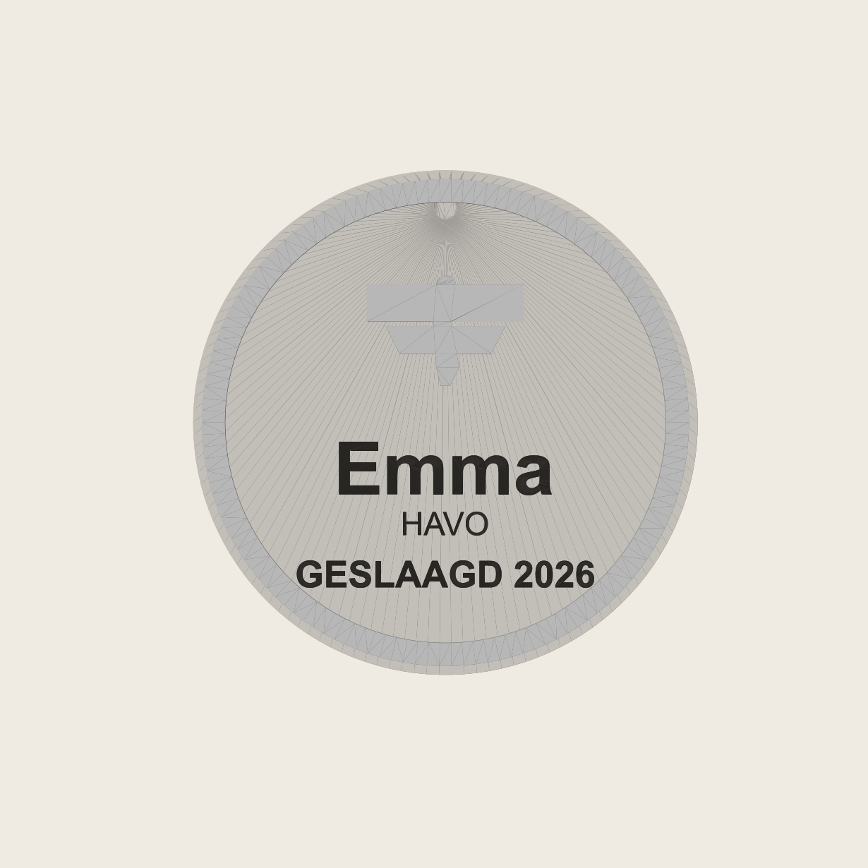 Geslaagd Medaillon 2026